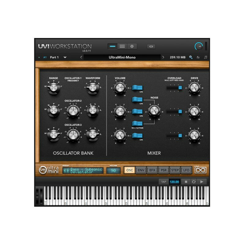 UVI UltraMini (代引不可)(オンライン納品) DTM ソフトウェア音源