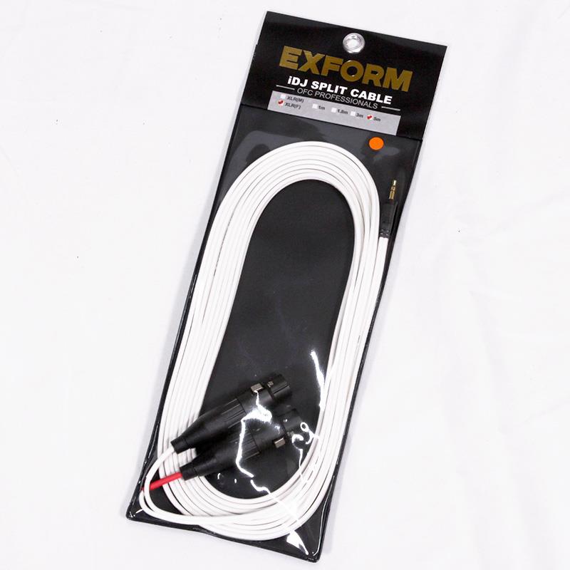 EXFORM iDJ SPLIT CABLE SERIES XLR-FX2B-5.0M DJ機器 DJアクセサリー