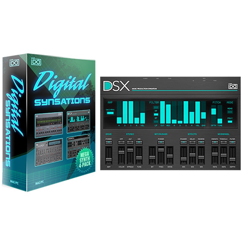 UVI Digital Synsations Vol. 1 (代引不可)(オンライン納品) DTM ソフトウェア音源