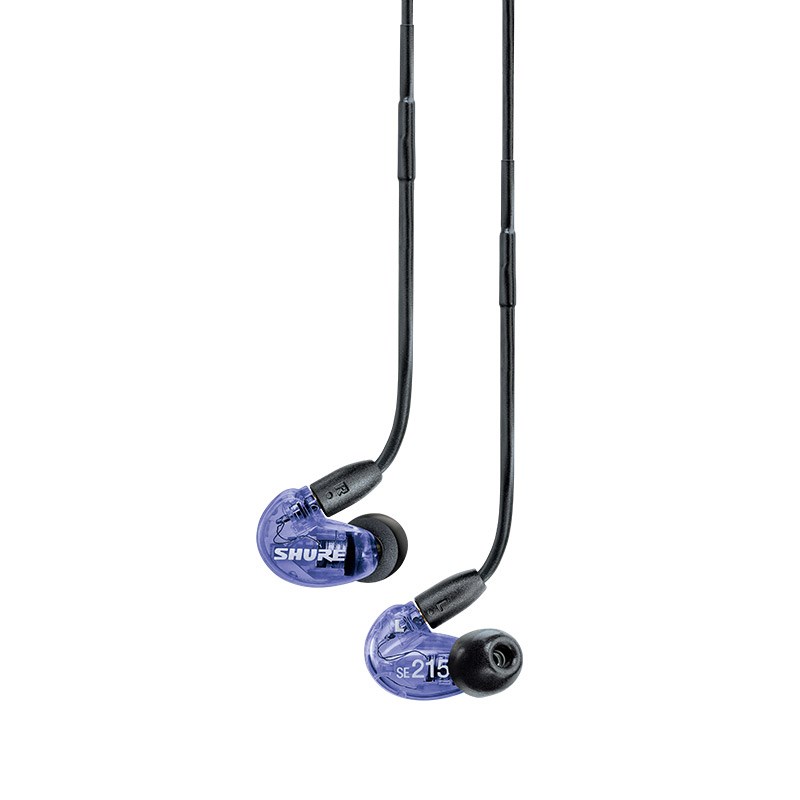 あす楽 SHURE SE215SPE-PL-A(SE215 Special Edition パープル)(国内正規品・メーカー保証2年) レコーディング ヘッドフォン・イヤフォン