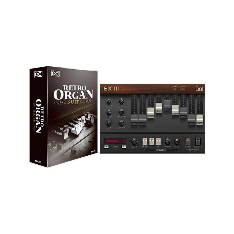 UVI Retro Organ Suite v1.5(IC[ip) ͂p܂B DTM \tgEFA