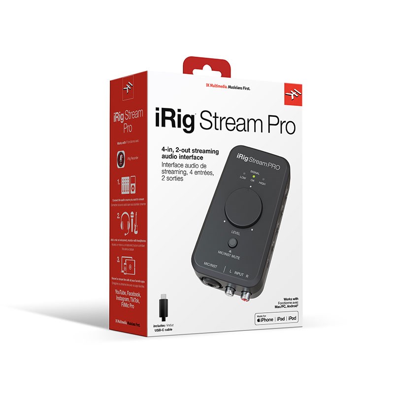 IK Multimedia iRig Stream Pro DTM スマホ・タブレット関連デバイス