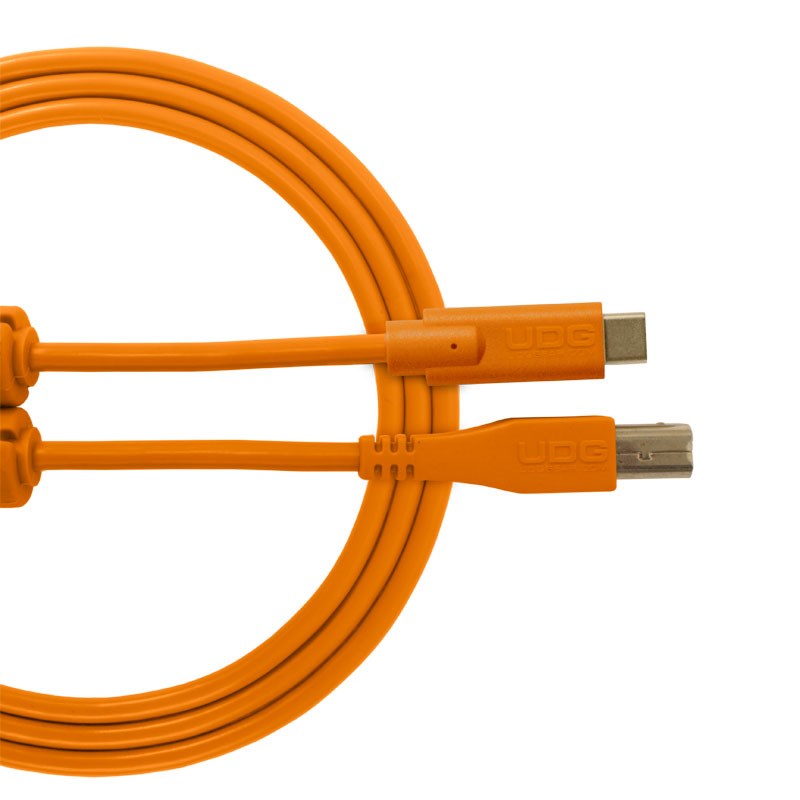 UDG U96001OR Ultimate USB2.0ケーブル C-B Straight 1.5m Orange DJ機器 DJアクセサリー