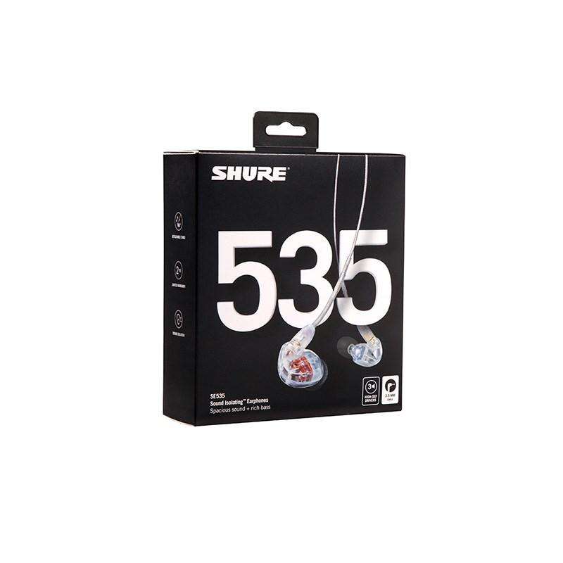 SHURE SE535-CL-A (クリアー) レコーディング ヘッドフォン・イヤフォン