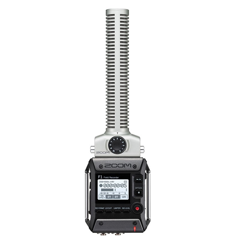 楽器種別：新品ZOOM/新品 商品一覧＞＞レコーディング【10，000円〜25，000円】 商品一覧＞＞レコーダー・プレイヤー/レコーダー/ZOOM 商品一覧＞＞1998年開店 渋谷発・国内最大級DJ機器専門店です！ZOOM F1-SP(Field Recorder + Shotgun Mic Pack) レコーディング レコーダー・プレイヤー商品説明映像コンテンツ向けの音声収録に適した、軽量コンパクトなフィールドレコーダー『F1』ショットガンマイクまたはラベリアマイクを付属する2種類のパッケージで発売モノラルまたはステレオ録音が行える1チャンネル仕様のフィールドレコーダー『F1』は、映像クリエイターが求めるプロ品質のオーディオ収録を可能にします。映像と音声の位置合わせに便利なRECスタート／ストップ時にトーン信号を出力するサウンドマーカー機能、カメラ側のオーディオ入力レベル調整がスムーズに行えるテストトーン機能、録音ファイルにタイムスタンプ（日時情報）を記録できるBWFフォーマット対応など、映像コンテンツ向けのオーディオ収録およびポストプロダクション作業を容易にする数々の機能を搭載。また、ZOOM独自のマイクカプセル交換システムに対応し、XYステレオマイク、MSステレオマイク、ステレオ仕様のショットガンマイク、外部XLRマイク入力の追加など、状況に応じて最適なマイクカプセルを装着することが可能です。『F1-SP』には、狙った音を的確に捉える超指向性のショットガンマイク（SGH-6）、振動ノイズを低減する一眼レフカメラ（DSLR）用ショックマウント、風雑音を抑えるウィンドスクリーン、ステレオミニケーブルが同梱され、一眼レフカメラに取り付ける外部音声レコーダーとして使用できます。『F1-LP』には、服の襟元などに装着できるラベリアマイク（ピンマイク）と映画／ドラマなどの演者にレコーダーを装着できるベルトクリップが同梱され、ウェアラブルな小型レコーダーとして利用できます。【F1の主な特長】◎記録メディアにmicroSD／microSDHCカードを採用（最大32GB対応／別売）◎最高24bit／96kHzのWAVまたはMP3形式、モノラルまたはステレオファイルに録音◎録音ファイルにタイムスタンプを記録できる、Broadcast WAVフォーマット（BWF）準拠◎カメラ側のオーディオ入力レベル調整がスムーズに行えるテストトーン機能◎録音開始／終了時にトーン信号をライン出力するサウンドマーカー機能◎リミッター、ローカットフィルター、オートレベル機能◎各録音ファイルに最大99個のマーカーを記録可能◎ステレオミニ仕様の外部マイク／ライン入力（2.5Vプラグインパワー対応）◎専用ボリュームコントロール付きヘッドフォン出力◎RECボタンを押す2秒前の音から録音できるプリREC機能◎ZOOM独自のマイクカプセル交換システムに対応◎設定メニューの日本語表示に対応◎コンピュータのジッタに影響されないアシンクロナス転送のUSBオーディオ機能◎単4電池2本（別売）または別売ACアダプタ（AD-17）で駆動◎外形寸法：64.0 mm（W）× 79.8 mm（D）× 33.3 mm（H）◎重量：120 g（電池含まず）イケベカテゴリ_レコーディング_レコーダー・プレイヤー_レコーダー_ZOOM_新品 SW_ZOOM_新品 JAN:4515260018802 登録日:2018/01/26 レコーダー ズーム