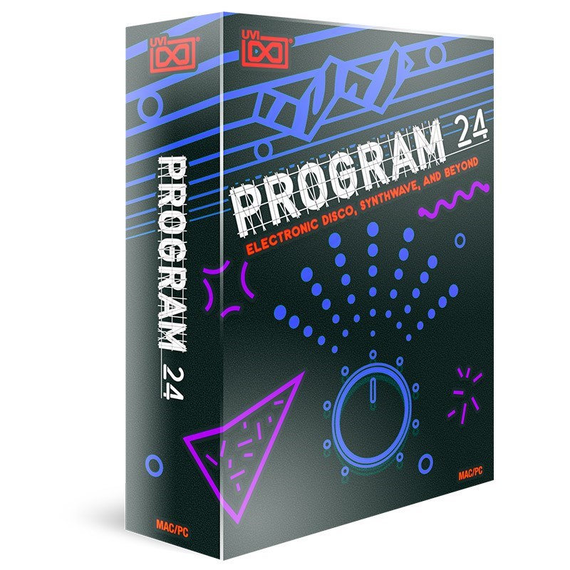 UVI Program 24(オンライン納品)(代引不可)【数量限定特価】 DTM ソフトウェア音源