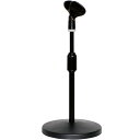 キョーリツ 【創業50周年大決算SALE】MDS-2300BK(在庫限り特価)(丸皿ショートストレートスタンド) レコーディング マイクアクセサリ