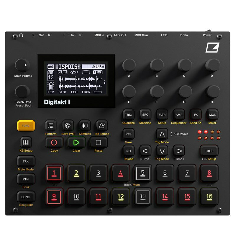 elektron Digitakt II DJ機器 DJ用サンプラー・シンセ