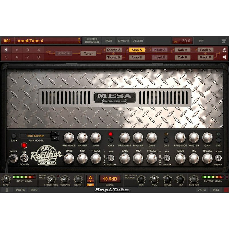 IK Multimedia 【アイケーマルチメディアサマープロモーション】AmpliTube MESA/Boogie (代引不可)(オンライン納品) DTM プラグインソフト