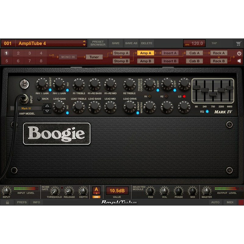 IK Multimedia 【アイケーマルチメディアサマープロモーション】AmpliTube MESA/Boogie (代引不可)(オンライン納品) DTM プラグインソフト