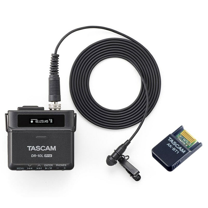 TASCAM DR-10L Pro+AK-BT1(コントロール用Bluetoothアダプター)セット レコーディング レコーダー・プレイヤー