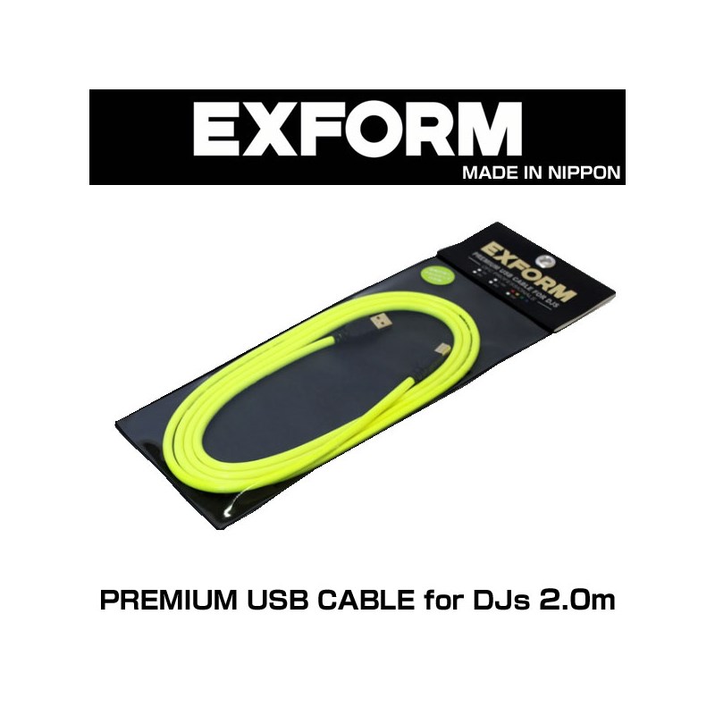 EXFORM PREMIUM USB CABLE for DJs 2.0m  DJ機器 DJアクセサリー