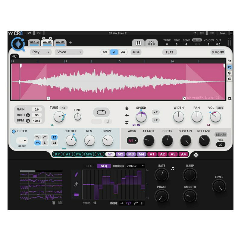 WAVES 【 Iconic Sounds Sale！】CR8 Creative Sampler(オンライン納品)(代引不可) DTM ソフトウェア音源