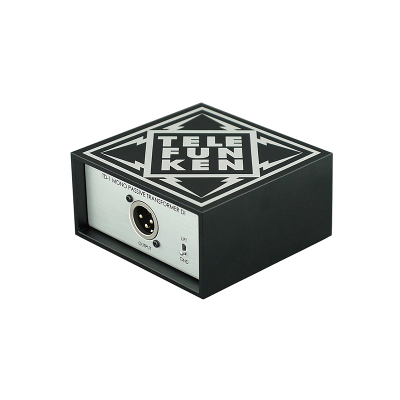 楽器種別：新品D.I.. D.I.／プリアンプ/TELEFUNKEN 商品一覧＞＞D.I.. D.I.／プリアンプ【25，000円〜50，000円】 商品一覧＞＞1998年開店 渋谷発・国内最大級DJ機器専門店です！TELEFUNKEN TD-1(パッシブ1ch仕様) レコーディング アウトボード商品説明※こちらはパッシブDIです。Telefunken TD-1（1ch仕様）とTD-2（2ch仕様）はプレミアム・クオリティのコンポーネントと頑丈な構造を兼ね備え、リッチでウォームなサウンドを実現した新しいデザインのパッシブ・DIです。英国製OEP/Carnhillトランスを搭載しシンプル・イズ・ベストを体言するデザイン・アプローチを採用したこのパッシブDIは自然なトーンとそれを補完する優れたバイブスとキャラクターを提供します。高品質のオーディオトランスは、TDシリーズダイレクトボックスのプレミアムデザイン要素の1つに過ぎません。PCB基板はより安全で信頼性を高める為に100％手作業で組み立てられます。全ての回路トレースは製品寿命と伝導率を最大限高められるよう金メッキが施されています。高インピーダンスによってパッシブピックアップへの付加を軽減することができます。周波数レスポンスは±2dB、10 Hz - 40の範囲内で、歪みやノイズを極限まで抑えることができます。回路はアルミニウムを押し出して象られた非常に頑丈な筐体に収納されています。壊れにくく、ツアーでの持ち運びにも充分耐えうる設計です。各チャンネルに-15dBのパッドスイッチとグラウンドリフトスイッチが搭載されています。TD-2は2ch仕様なので、ステージでもスタジオでもTD-2一台で2つの楽器で使用することができます。TelefunkenのパッシブDIは信頼性の高い高品質のダイレクトボックスです。シンプルかつエレガントなデザインアプローチはダイレクトボックスの新たなスタンダードとして、きめ細かく、バランスの良いローエンドによるハイエンド・サウンドを実現します。features・英国製OEP/カーンヒルトランス搭載・-15dBパッドスイッチ搭載・グラウンド・リフト・スイッチ搭載・押し出しアルミニウム筐体・100％スルーホール実装によるコンポーネント類・Amphenol製コネクタ採用・WIMA及びニチコン製キャパシタ採用・1% 1/4W 金属膜抵抗器採用specチャンネル：TD-1/1ch TD-2/2chトランス：Custom-Wound OEP/Carnhill周波数レスポンス：10 Hz - 40 kHz、 ± 2 dBInput Impedance： ＞ 100 kΩOutput Impedance： ＞ 100 kΩ重量：482 gサイズ：100 mm L x 100 mm W x 50 mm H最大入力： ＞+18dBV入力端子：1/4 Jack出力端子：XLR Output、 1/4 Thru※製品の仕様や外観は予告無く変更になる場合がありますので予めご了承下さい。イケベカテゴリ_レコーディング＆PA機器_D.I.. D.I.／プリアンプ_TELEFUNKEN_新品 JAN:4562218726708 登録日:2017/01/10 ダイレクトボックス DI プリアンプ