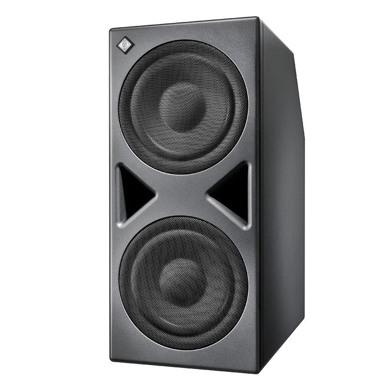 楽器種別：新品NEUMANN/新品 商品一覧＞＞レコーディング【715，000円〜1，335，000円】 商品一覧＞＞モニタースピーカー/モニタースピーカー/NEUMANN 商品一覧＞＞1998年開店 渋谷発・国内最大級DJ機器専門店です！NEUMANN KH 870 II (ノイマン)(サブウーファー)(DSP内蔵)(イマーシブオーディオ)(KH870) レコーディング モニタースピーカー商品説明マルチチャンネルベースマネージメントを備えたフラッグシップ DSP 制御サブウーファー【製品の特長】●イマーシブシステム向けの強力な基準品質サブ KH 870 II はノイマンの精度で低域を拡張する大規模の部屋に最適なサブウーファーです。最大7.1.4のステレオ、サラウンド、イマーシブシステム用の柔軟で独自のBass Managerを搭載しています。アナログおよびデジタル出力により、最大11台のスタジオモニターに柔軟な接続性を提供します。●次世代サブウーファーKH 870 IIは、従来モデルよりも音響性能が向上し、新機能が追加されています。KH 870 IIは、Extremely linear force factor （ELFF）技術とインテリジェントな保護リミッターを備えた 2つの新しいロングスロー10インチウーファーにより、最大SPLでも非常に低い歪みを保証します。 KH 870 IIは、低周波数再生を16 Hzまで拡張し、 KH 810 IIの約 2 倍の出力を提供します。これにより、 KH 870 IIは KH 420などのミッドフィールドのスピーカーを完璧に補完します。 KH 870 IIは、DSP制御による優れた音響性能と MA 1 Automatic Monitor Alignment（別売）によるシームレスな統合を実現します。KH 120 A（販売完了品）、KH 310、KH 420 などのアナログ のノイマンのスタジオモニターと組み合わせると、 MA 1 を経由して最大 7.1.4 のステレオ、サラウンド、イマーシブシステム全体を調整するのに十分なDSPパワーを提供し、周波数応答だけではなく位相も最適化します。もちろん、 KH 870 II はノイマンの DSP 搭載スタジオモニターを完璧に補完します。サラウンドおよびイマーシブシステムでは、アナログおよびDSPを装備したノイマンのスピーカーを組み合わせ、MA 1 with Multichannel Extension（別売）を使用してルーム補正できます。KH 870 IIは「単なる」サブウーファーではありません。既存システムのアップグレード、イマーシブオーディオ用の拡張に最適なツールです。●細部までこだわった精度サブウーファーは通常フロアに床に設置されるため、頑丈なグリルがドライバーを偶発的な損傷から保護します。堅牢なキャビネットは、非常に効率的なバスレフ型システムを特徴とし、ポートノイズが聴き取れない最も厳密な低音再生のために慎重に設計およびチューニングされています。 ステレオ用に、2つのアナログXLRインプットおよびアウトプットがサブウーファーへ接続できます。KH 870 IIは、マルチチャンネル操作用に最大12チャンネルのアナログ入力と最大11チャンネルのアナログ出力に対応する2つの D-Sub 25ピンコネクタを備えています。すべての入力と出力は電子バランス方式です。このサブウーファーは、オーディオネットワーク用に AES67バリエーションであるKH 870 II AES67でもご利用いただけます。 KH 870 IIは、トラッキング、ミキシング、マスタリングを行う音楽、フィルムスコアリング、放送、ポストプロダクションスタジオに最適です。KH 870 IIは新しいパワーアンプ設計により、優れたオーディオ性能と高いエネルギー効率を兼ね備えています。オートスタンバイ機能はMA 1アプリで解除することができます。・16 Hzまでのモニタリングシステムの低域拡張・システム全体の最大SPLを向上・スピーカーの高調波歪みおよび相互変調歪みの低減・MA 1 に対応しており、システム全体の完璧な調整とシームレスなサブウーファー統合が可能です。マルチチャンネル構成には、MA 1 Multichannel Extensionオプションをご用意しております。・アナログ KHシリーズスピーカーにもMA 1 で対応可能。最大 7.1.4のマルチチャンネルシステム全体に対応する十分な DSP パワーを搭載。(1）極めて高剛性の木製キャビネット・堅牢な塗装仕上げと音響的アイソレーションを実現する一体型ラバーフットを装備・優れた自己減衰特性により、キャビネットの共振を最小限に抑制・キャビネット内部に定常波共振なし・群遅延が非常に低いため、極めてタイトな低音再生が可能 (2）Extremely Linear Force Factor（ELFF）と堅牢な共振最適化バスケットを備えた2基の自社設計のロングスローベースドライバー・分割振動モードの減衰により、高いサウンドレベルでも歪みを低減・Extremely Linear Force Factor により、大振幅動作でも優れた低歪性能を確保・空気ノイズを抑制し、ロッキングモードを最適化・機械的損傷から保護するグリル(3）XLR電子バランスアナログ入力および出力（ステレオ） ・業務用機器との標準的なインターフェースに対応・サブウーファーアレイ用デイジーチェーン入力および出力 (4）最大12チャンネルのアナログ入力と最大11チャンネルのアナログ出力に対応する電子バランスの2つのD-Sub 25ピンコネクタ。Tascam規格準拠のピン配列 (5）デジタル出力（マルチチャンネル）・192kHz、24ビット変換・7x BNC：チャンネル 1-3、チャンネル 5-12、デイジーチェーンアウト(6）標準IPプロトコルと既存のネットワークインフラストラクチャを使用するネットワークコネクタ ・アナログKHシリーズモニターを含むスピーカーシステムは、MA 1 - Automatic Monitor Alignment Softwareを介して制御できます (7）コントロール機能・MA 1 - Automatic Monitor Alignmentソフトウェアを使用し、デバイスまたはネットワーク経由で完全に独立した 2 つの動作モードとキャリブレーションを選択するためのトグルスイッチ。 （8）ユニバーサルスイッチング電源（100 … 240 V）・1つのモデルで世界各国の電源に対応し、質の低い電源環境にも強い設計です。 （9）グランドループに対処するためのグランドリフト・非常に高いCMRR能力を持つ入力により、電気的ノイズの多い環境で長いケーブルによって誘発されるノイズを低減・電気的干渉を避けるため、完全に対称的な内部信号フロー （10）ヘッドルームが大きく、高度な保護回路を備えた低発熱アンプ・過渡応答の改善・信頼性と安全性の確保・ボイスコイルとパワーアンプを保護する独立したサーモリミッター ソフトクリップおよびエクスカーションリミッター ・システム信頼性の向上・システムから最大のパフォーマンスを引き出すことが可能 （11）スタンバイ機能・製品を使用していないときの消費電力を削減します。【製品の仕様】■AcousticsFree field frequency response ±6 dB　16 ... 750 HzFree field frequency response ±3 dB　18 ... 310 HzSelf-generated noise at 10 cm (with input gain set to 100 dB SPL for 0 dBu)　20 dB(A) SPLMinimal self-generated noise at 10 cm Self generated noise/ Input gain setting/output gain setting　20 dB(A) SPLSine wave output with a THD 0.5 % at 1 m in half space　95 dB SPL (33 - 200 Hz)Bass capability: Max. SPL in half space at 3% THD at 1m (averaged between 50 Hz and 100 Hz)　114.9 dBMax. SPL for subwoofers: on floor; against the wall; in the corner　114，9 dB; 117，9 dB; 120，9 dBDolby DARDT. Max SPL bass managed　123 dB SPLAcoustical Principle　Bassreflex， Ports at the front■Analog Inputs and OutputsAnalog input(s)　2 x XLR: electronically balanced; 1 x SUB-D 25: 8 x electronically balanced; 1 x SUB-D 25: 4 x electronically balancedAnalog input impedance　12k OhmsMax. input level　24 dBu (CH 1...3， 12);　21 dBu (CH 5...11)Common mode rejection ratio (CMRR)， XLR / Sub-D　56 dB @ 15 kHzCrosstalk (1 kHz)， level matching， XLR / Sub-D　-90 dB; ±0.1 dBRemote volume control　via MA 1 softwareVolume control range; resolution　0 … -∞ dB; 0.1 dBAnalog dynamic range; THD+N (A-D-A)， XLR / SubD　120 dB(A)(CH1...3，12); 116dB(A) (CH5...11) 0.003% (-90 dB)Signal routing modes　analogAnalog output(s)　2 x XLR: electronically balanced; 1 x SUB D 25: 7 x electronically balanced; 1 x SUB D 25: 4 x electronically balanced■Digital Inputs and OutputsDigital input(s)　1 x BNC: Daisychain inDigital output(s)　7 x BNC: 11 x Monitor out; 1 x daisychain outDigital converter: resolution; design　24 BitDigital converter: sampling rate　32 kHz..200 kHzDigital internal sampling rate　48 kHzOutput sampling rate　48 kHzDynamic range A-D　CH 1， 2， 3， 12=124 dBA; CH 5...11=121 dBADynamic range A-D-A (Converter)　CH 1， 2， 3， 12=121.5 dBA; CH 5...11=116.2 dBADynamic range D-A　CH 1， 2， 3， 12=125 dBA; CH 5...11=118 dBADigital sensitivity　-18 dBFS = 100 dB SPL at 1 mLatency ADA / DA　2 ms (A-D-A)Delay: User adjustable delay range　0 ... 115 msDelay: Resolution: time; distance　20.8 μs; 0.71 mm (0.28 )Delay: Max. frames Audio-video synchronisation (lip sync)　2 (40 ms) frames; 2.75 (33 ms) framesDelay: Time-of-flight maximum distance　Out of 115 ms， FW based■User InterfaceStatus Indication　Illuminated Neumann LogoGround Lift　YesControl Local;　NetworkMains Switch　YesMains Voltage　Universal Power Supply 100 V~ … 240 V~■Electronics - ControllerController design　Digital; activeDSP resolution　32 Bit Audio， Processing 64 Bit double precisionCrossover frequency　80 HzCrossover slope　24 dB/oct;　4th orderSupports automatic room calibration via MA 1　Yes; Subwoofer and connected analog loudspeakersFIR phase linearization　for connected analog loudspeakers in combination with MA 1Protection circuitry　soft clip， peak and thermo limiters; Woofer excursion limiter; thermo limiter for the electronics and amplifiersRemote control　via Ethernet and MA 1Display: On; Normal Operation　Neumann logo WhiteDisplay: Identification　Neumann logo RoseDisplay: Limit / Clip / Errors / Protection /Boot Mute / Shut Down Mute　Neumann logo RedLogo Brightness　via MA 1 software■Electronics - Amplifiers and Power SupplyOutput power woofer amplifier (THD+N with limiter activated: 0.1%)　360 WMains Power Supply: input voltage; frequency　SMPS: 100-240 V; 50/60 HzPower consumption (230 V / 100 V): Standby　=300mWPower consumption (100 V): Idle　41 WPower consumption (230 V / 100 V):Idle　41 WPower consumption (230 V): Idle　41 WPower consumption (100 V): Full output　510 WPower consumption (230 V / 100 V): Full output　510 WPower consumption (240 V): Full output　472 WStandby　automatic， 20 mins (default)Amplifier Standby　Disabled; user defined in s...イケベカテゴリ_レコーディング_モニタースピーカー_モニタースピーカー_NEUMANN_新品 SW_NEUMANN_新品 JAN:4044155277920 登録日:2026/03/10 モニタースピーカー スタジオモニター ノイマン のいまん