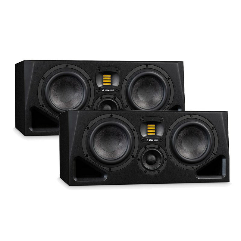 楽器種別：新品ADAM/新品 商品一覧＞＞レコーディング【235，000円〜440，000円】 商品一覧＞＞モニタースピーカー/モニタースピーカー/ADAM 商品一覧＞＞1998年開店 渋谷発・国内最大級DJ機器専門店です！ADAM A77Hペア レコーディング モニタースピーカー商品説明■ADAM A77H - ミッドフィールドモニターAシリーズのA77Hは、A77Xの後継機として、ADAM Audioの最新技術を駆使し、奥行きのある緻密な空間描写と豊かで量感のあるサウンドを実現した本格的な3ウェイ・ミッドフィールドモニターです。デュアル7インチウーファー、ミッドレンジドライバー、そして伝統のX-ARTツイーターを搭載し、超ワイドな周波数特性を実現しています。A77Hではミッドレンジドライバーが追加されていることで、人間の聴覚の最も敏感な帯域を非常にクリアに再生します。回転可能なHPSウェーブガイドと内蔵DSPによって、ユーザーの環境に合わせた細いサウンドチューニングが可能です。・ドイツ・ハンドメードの高精度なX-ARTツイーター & HPSウェーブガイド・2 x 7 インチウーファー（MLM）・DSPによるルームEQ＆ボイシング搭載・AコントロールとSonarworksの統合・アンプ出力（RMS）：250W + 70W + 20W・周波数特性@ -6dB：TBA・Max. SPL：TBA■入力コネクタアナログ入力（バランス）/ XLR アナログ入力（アンバランス）/ RCA ■仕様周波数特性 @ -6dB / TBA Max. SPL @1m/1台 / TBA クロスオーバー周波数 / 400 Hz - 3.0 kHz ADコンバーター / 24-Bit サンプリング周波数 / 96 kHz 定格電力 / 500W Max 重量 / 17.5 kg 寸法（高さ x 幅 x 奥行き）/ 236 x 531 x 350 mm AC入力電圧 / 100 - 240V， 50/60 Hz 付属品 / 電源ケーブル（三芯）、クイックスタートガイドイケベカテゴリ_レコーディング_モニタースピーカー_モニタースピーカー_ADAM_新品 SW_ADAM_新品 JAN:4260113134719 登録日:2022/04/11 モニタースピーカー スタジオモニター アダム アダムオーディオ