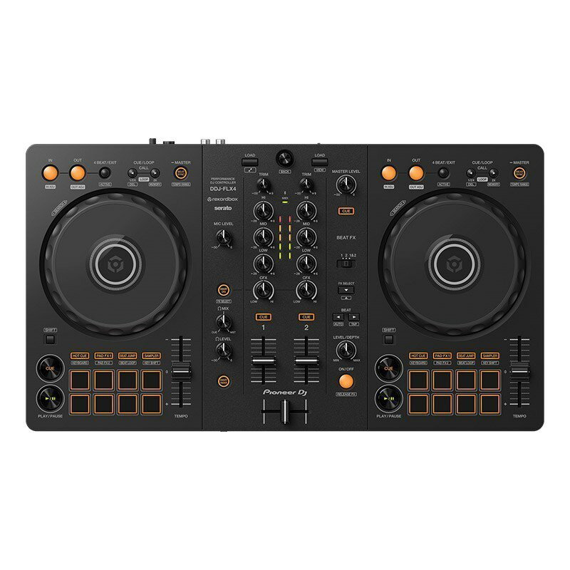 ������ã Pioneer DJ DDJ-FLX4 + �����󥰥�����CTRL-CASE ���åȡ�DDJ-FLX4�鿴��DJ�������ȥ�������°�ۡ�̵���������������rekordbox�б��� DJ���� DJ����ȥ����顼