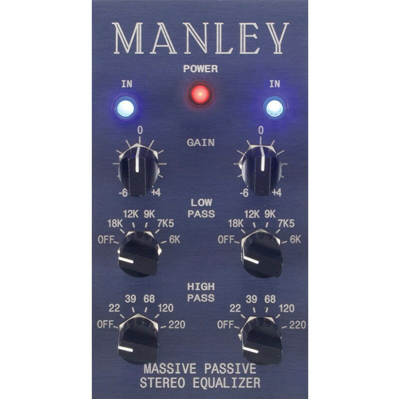 MANLEY MASSIVE PASSIVE STEREO TUBE EQ(���ƥ쥪�����饤����)�ڹ��������ʡ�(���������ʡ�Ǽ�����Ӥ�����)(�ޥ�쥤) �쥳���ǥ��� �����ȥܡ���
