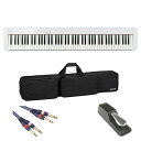 CASIO カシオ PX-S1100WE【ダンパーペダル&純正ケースセット】(電子ピアノ) 電子ピアノ・その他鍵盤楽器 電子ピアノ