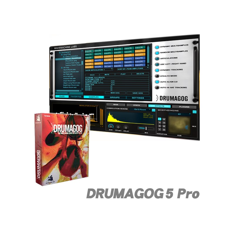 Wave Machine Labs Drumagog 5 Pro DTM ソフトウェア音源