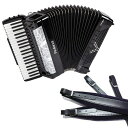 翌日配達 Roland 【春得フェア】【数量限定・高品質なイタリア製ショルダーストラッププレゼント!】ローランド Vアコーディオン ピアノ式 41鍵盤 大型 F...
