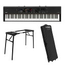 楽器種別：新品その他キーボード/YAMAHA 商品一覧＞＞その他キーボード【215，000円〜400，000円】 商品一覧＞＞1998年開店 渋谷発・国内最大級DJ機器専門店です！YAMAHA CP88 Cセット ※配送事項要ご確認 【kbdset シンセサイザー・電子楽器 ステージピアノ・オルガン商品説明※沖縄・離島へのご配送は別途送料お見積もりとなります。お気軽にお問い合わせ下さい。セット内容・YAMAHA CP88・YAMAHA SC-CP88・汎用テーブル型キーボードスタンド・鍵盤クロス（在庫状況に応じてデザインが異なる場合がございます。）★YAMAHA新時代ステージピアノ88鍵盤モデル■Soundすべての楽器にとって最も大切なサウンドのクオリティ。CP88とCP73はステージピアノに必要とされる厳選のグランド、アップライト、エレクトリックのピアノ音色を搭載。ワイドレンジで表現力豊かなサウンドが多彩なジャンルへの対応を可能とします。プレミアムグランドピアノ3種類のプレミアムコンサートグランドピアノ（CFX、S700、ベーゼンドルファー290インペリアル）の音色を搭載。熟練の調律師によって完璧に調律されたピアノは、それぞれ丁寧にレコーディングとボイシングが施され、本物さながらのフルレンジかつダイナミックな表現と繊細なニュアンスの表現を可能としています。【CFX】 17年の熟成を経たヤマハのフラッグシップ フルコンサートグランドピアノCFX。フルオーケストラの編成内においても決して埋もれることのない、繊細できらびやかな高音域とパワフルな低音域。圧倒的なダイナミクスレンジと力強さを兼ね備えたヤマハ最高峰のピアノです。【ベーゼンドルファー 290 インペリアル】 プレミアムピアノの分野で世界最古のベーゼンドルファー。世代を超えて受け継がれる熟練の技を持つ職人によってハンドクラフトされたピアノのサウンドは暖かな低音と歌うような高音、そして豊かな響きをもったウィーンサウンドと呼ばれています。 CP88とCP73に収録されているコンサートグランド290インペリアルは8オクターブの音域を備える同社のフラッグシップモデルです。9鍵分拡張された低音弦と巨大な共鳴板はワイドレンジな共鳴を生み、ベーゼンドルファーの際立って豊かな音色、輝きを放つサウンドを奏でます。【S700】 ヤマハの熟練の職人が手がけたハンドクラフトのグランドピアノS700は、アンサンブルの中でも個性を発揮するパワーと、ソロからバッキングまで繊細かつ豊かに表現できる個性を持ったピアノです。S700はポピュラーなグランドピアノボイスとして、歴代のピアノシンセサイザーS90ESやミュージックプロダクションシンセサイザーMOTIF ESにも収録されています。アップライトピアノ【U1】 世界中の様々なシーンで使用されているヤマハのアップライトピアノU1。使い込まれたピアノ本体が奏で出すヴィンテージなサウンドは、いわゆる「アップライトピアノのサウンド」として象徴的なものであり、それを必要とする音楽にとってはまさに、欠かす事ができないサウンドです。【SU7】 ヤマハのフラッグシップアップライトピアノSU7。コンサートグランドピアノCFXと同じハンマーフェルトをもち、リッチで響き豊かなトーンを特徴としたピアノです。エレクトリックピアノ＆キーボードエレクトリックピアノ【Yamaha CP80】 1978年ライブバンドで使用できるエレクトリックグランドピアノとしてCP80とCP70は登場しました。CP73とCP88にはパワフルでダイナミックレンジの広いCP80サウンドが搭載されています。【78 Rd】 レンジが広く、エフェクトのかかりが良いハイクオリティなエレクトリックピアノサウンドです。使い勝手の良いそのサウンドは様々な音楽ジャンルで使用できます。 【75 Rd】 ダーティでファンキーなエレクトリックピアノサウンド。ノリの良さや個性を求める音楽に最適です。【73 Rd】 ファットで暖かいビンテージサウンドはバラードや歌もののバックに最適です。【Wr】 ダイナミックレンジの広いリードタイプのエレクトリックピアノサウンド。ヴィンテージな【Wr Warm】とモダンな【Wr Bright】の2種類を収録。オルガン、Clavi & キーボードオルガン（トーンホイール/トランジスター/パイプ）、Clavi、DXピアノといった定番のキーボードボイスを収録。シンセサイザー、ストリングス etc...その他にも色々な形態のセッションやギグに対応できる多彩な音色を収録。ウォームなパッドや豪華なストリングス、分厚いシンセベースやシンセリード、ブラスサウンド等、スプリットやレイヤー、ソロプレイなど様々な使い方が可能です。エフェクト3つのボイスセクション（ピアノセクション、エレクトリックピアノセクション、サブセクション）それぞれに独立したトーンコントロールとインサーションエフェクトを搭載、すべてのセクションにかかるマスターエフェクトとしてディレイ、リバーブ、マスターEQを搭載。すべてのパラメーターをボタン、スイッチ、ロータリーノブの操作でリアルタイムに調整することが可能です。VCM (Virtual Circuitry Modeling)エフェクトアナログ回路をコンポーネントレベルでモデリングし、アナログ機器の飽和した音や非線形特性までも忠実に再現するVCM (Virtual Circuitry Modeling)エフェクトを搭載。■Touch演奏のフィーリングを決定づける鍵盤タッチ。CP88、CP73は音色や調域毎に打鍵と発音の細やかなバランス調整が施され、自然で弾き心地の良い鍵盤タッチを実現しています。それぞれに搭載される鍵盤ユニットは100年以上の歴史をもつピアノメーカーとして長きにわたりピアニストの演奏を受けとめ、表現への要求に応えようと鍵盤造りの技術を高めてきた経験を基にデザインされたものです。CP88 ピアニストの演奏に応えるグランドピアノのタッチを再現した88鍵モデル鍵盤ユニットにはトリプルセンサー付き88鍵木製グレーデッドハンマー鍵盤（NW-GH鍵盤）を搭載。グランドピアノ同様に天然木の無垢材で作られた鍵盤はピアニストが自然だと感じられる重量感とタッチを生み、低音域で重く、高音域では軽くなるハンマーアクション機構はグランドピアノ本来の機構を再現したものです。白鍵と黒鍵にはそれぞれ多孔性のある（表面に微細な穴があり適度な摩擦と吸湿性を持つ）木製象牙調仕上げと黒檀調仕上げが施され、演奏時の心地良いグリップ感と長時間の演奏時にも安定した演奏感をもたらします。打鍵を検知するセンサー部にはヤマハ独自の第3のセンサー「ダンパーセンサー」を鍵盤ごとに搭載。グランドピアノさながらに音切れすることない高速の同音連打を可能としています。■主な仕様●操作子鍵盤：NW-GH鍵盤(木製象牙調・黒檀調仕上げ、グレーデッドハンマー）鍵盤数：88鍵音源：AWM2最大同時発音数：128ボイス数：57 (PIANO: 10/E.PIANO: 14/SUB: 33)ライブセットサウンド数：160 (プリセットライブセットサウンド: 80)●付属品取扱説明書(本書) x 1、 保証書 x 1、 電源コード x 1、 フットペダル(FC3A) x 1 、2P-3P変換器 x 1●本体サイズ幅：1298mm高さ：141 mm奥行き：364mm重量：18.6 kg●ケースサイズ幅: 1，510 mm高さ: 230 mm奥行き: 500 mm質量: 4.8 kgイケベカテゴリ_キーボード_その他キーボード_YAMAHA_新品 登録日:2019/02/26 キーボード ヤマハ やまは