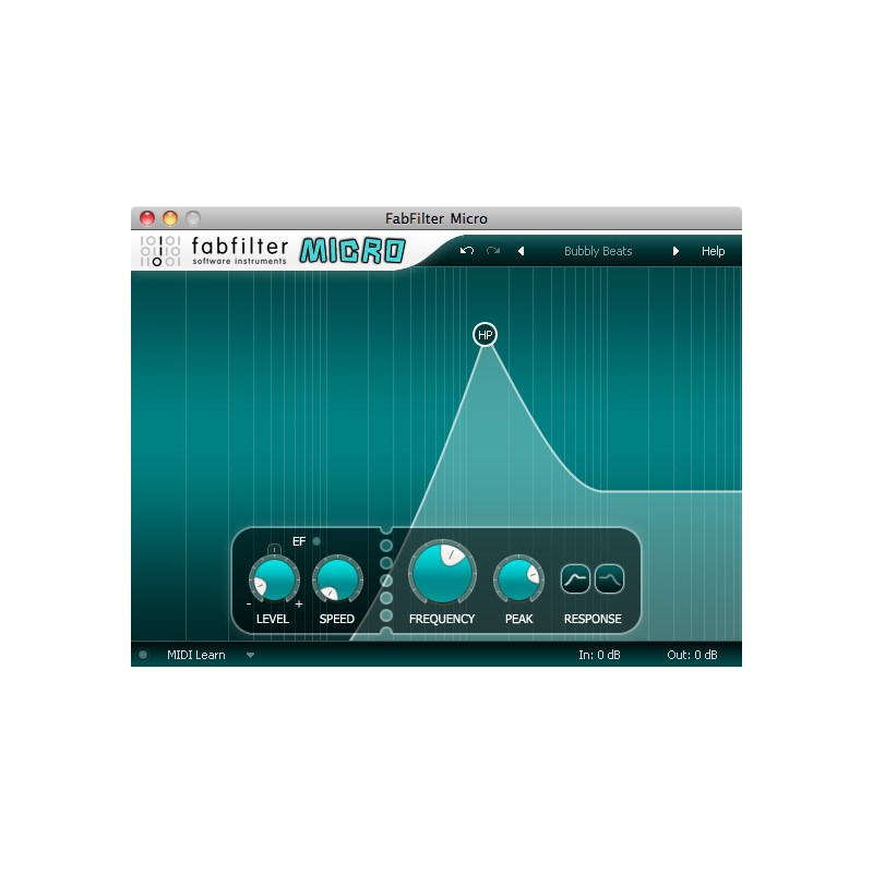 FabFilter Micro　(オンライン納品専用) ※代金引換はご利用頂けません。 DTM プラグインソフト