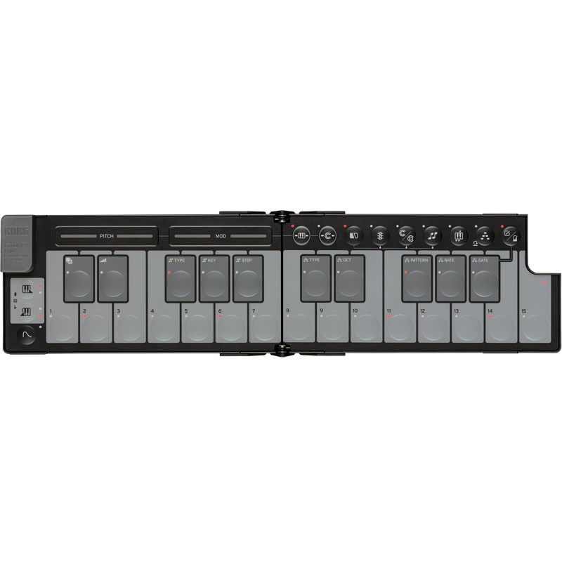KORG NANOKEY FOLD BK(ブラック)(折り畳み型コンパクトコントローラー)(コルグ)(NANOKEY-FD)ナノキーフォールド DTM MIDI関連機器
