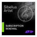 AVID Sibelius Artist TuXNvVXV(1N)(9938-30132-00)(IC[i)(s) DTM DAW\tg