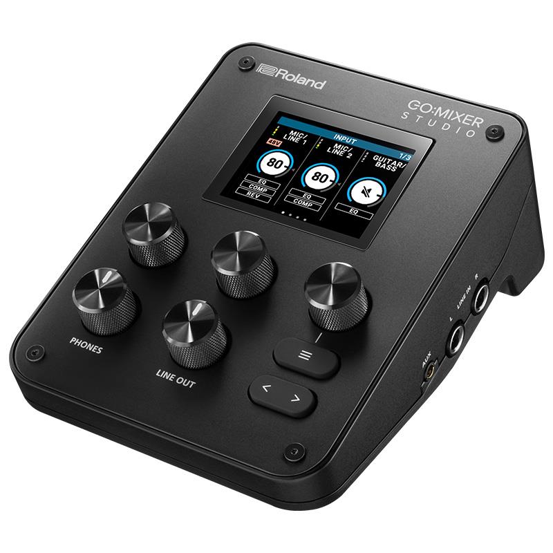 翌日配達 Roland 【新楽器応援セール】GO:MIXER STUDIO AUDIO MIXER (ローランド)(オーディオインターフェース)(24bit192kHz)(12in 6out)(DSP搭載)(USB-C搭載) DTM オーディオインターフェイス