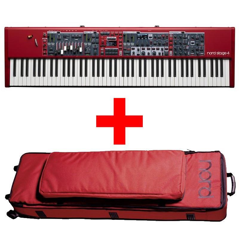 Rakuten - Nord（CLAVIA） 【プレミアム感謝祭実施中！】Nord Stage 4 88 &専用キャリングケースセット (2500110882025) ノードステージ 88鍵盤 ピアノタッチ ※配送事項要ご確認 シンセサイザー・電子楽器 ステージピアノ...