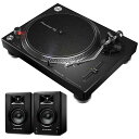 楽器種別：新品ターンテーブル/Pioneer DJ 商品一覧＞＞ターンテーブル【40，000円〜80，000円】 商品一覧＞＞1998年開店 渋谷発・国内最大級DJ機器専門店です！Pioneer DJ PLX-500-K + BX3スピーカー SET【 Miniature Collection プレゼント！】 DJ機器 ターンテーブル商品説明★☆数量限定！Pioneer DJ Miniature Collection プレゼントキャンペーン！☆★「PLX-500各色」「PLX-1000」いずれか同じ商品を2台セット(ペア)でご購入頂いたお客様に「Pioneer DJ Miniature Collection」を数量限定にてプレゼント！例)●PLX-500 x 2台購入で→『ミニチュアPLX-1000』GET！※予定数に達し次第予告なく終了する場合がございます。予めご了承ください。※Pioneer DJは、パイオニア株式会社の商標であり、ライセンスに基づき使用されています。※「ガシャポン(R)」は株式会社バンダイの登録商標です。-----★しっかりしたプレーヤーでアナログレコードの音楽を聴いて楽しみたい、今後はDJも始めるかもしれない、という方におすすめの人気ターンテーブルとアンプ内蔵スピーカーを組み合わせたセット！★---■セット内容ターンテーブル Pioneer DJ PLX-500-K ×1台アンプ内蔵 M-AUDIO BX3---■詳細●PLX-500-K自宅で手軽に高品位なアナログレコードサウンドを楽しむことが可能かつDJプレイ可能なダイレクトドライブターンテーブルです。近年アナログレコードならではの温かく柔らかな質感の音源を楽しむ方が、若い世代を中心に増えており、アナログレコードを中心にしたミュージックライフが注目を集めています。一方、DJ市場でも、アナログレコードの音質やアナログターンテーブルの操作感、プレイスタイルへのこだわりからアナログターンテーブルは根強い人気があり、2014年9月に発売したプロフェッショナルターンテーブル「PLX-1000」は、音質と操作性にこだわるプロフェッショナルDJ/クラブから高い評価をいただき、世界中で使用されています。「PLX-500-K，W」はこの「PLX-1000」の音質設計思想を踏襲し、幅広い方にアナログレコードを楽しんでもらえるための機能を備えたモデルになります。■プロフェッショナルターンテーブルの設計思想を踏襲し高品位なアナログレコードサウンドを実現プロフェッショナルターンテーブル PLX-1000 の音質設計思想を踏襲しています。針先からPHONO/LINE出力までの経路を最短に設計することで、アナログレコードの本来持つ音質を忠実に再現します。またPHONO出力だけでなくLINE出力に対応していますので、パワードスピーカーと直接接続するだけで高品位なアナログレコードサウンドを手軽に楽しむことができます。■アナログレコードをデータ化し外出先でも楽しむことができる簡単デジタル録音本機のUSB-B端子とPC/Macを直接接続し、アナログレコード音源をデータ化してPC/Macに録音することが可能です。録音の際は無償の音楽管理アプリケーション rekordbox? (Ver.4.2.1以降) の録音機能を使うことにより、簡単な操作でデジタル録音することが可能です。これにより、お手持ちのアナログレコードを簡単にデータ化して保管することができ、モバイルデバイス等で外に持ち出して聴くことが可能となります。■DJプレイを可能にするダイレクトドライブターンテーブルハイトルクダイレクトドライブ方式を採用していますので、2台の PLX-500 とDJミキサーを組み合わせることで楽曲のミックスやスクラッチなどのDJプレイが可能です。また、rekordbox dvs (有償) 対応のDJミキサーと組合せることで、Control Vinylを使用しPC/Mac内のデータ音源をDJプレイすることも可能となります。■レコードジャケットを立てかけられるダストカバー開いたダストカバーにレコードジャケットをディスプレイできる設計を施しました。これによりレコードジャケットを鑑賞しながらアナログレコードサウンドをお楽しみ頂けます。■付属品・ターンテーブル・スリップマット・ジャケットスタンド付ダストカバー・EPレコード用アダプター・バランスウェイト・ヘッドシェル (カートリッジ付属)・シェルウェイト・電源コード・USBケーブル・オーディオ変換ケーブル (ステレオピンプラグ(メス)-ステレオミニプラグ(オス))・取扱説明書■主な仕様幅 / 450 mm高さ / 159 mm奥行き / 368 mm本体質量 / 10.7 kg■Turntables駆動方式 / サーボ式ダイレクトドライブターンテーブル / アルミダイキャスト　直径：332mmモーター / 3相ブラシレスDCモーターブレーキシステム / 電子ブレーキ■ターミナルUSB / 1 USB B端子出力端子 / 1 PHONO/LINE (RCA)●アンプ内蔵スピーカーM-Audio BX3スピーカーはコンパクトなアンプ内蔵スピーカーです。クリアなサウンド、ブラックケブラー素材を採用した低周波ドライバー、音質に影響の少ないMDFキャビネットとバスレフ方式により深みのある豊かなサウンドを実現します。さらに、低周波レスポンスを向上させるリアポートにより、ゲームや映画、音楽にリアリティを付加します。また、最適化されたツイーターのウェーブガイドはクリアでハイエンドなステレオイメージを提供します。・Frequency Response : 80Hz - 22kHz・Output Power : 120W (total peak)， 2 x 25W (RMS)・LF Driver : 3.5 / 88.9mm・HF Driver : 1 / 25.4mm; silk dome・Audio Inputs :　1 RCA stereo input pair　2 1/4 (6.35mm) TRS inputs　1 1/8 (3.5mm) stereo auxiliary input・Headphone Output : 1/8 (3.5mm) stereo output・Interconnection Cable : 1/8 (3.5mm) TRS・Power : 100?240 VAC， 50/60Hz， 85W・サイズ : (w x d x h) 140 x 145 x 208mm（ スピーカー1基につき）・重量 : 3.35kg（ スピーカー2基につき）※店頭、または通信販売にて売却後、敏速な削除は心掛けておりますが、web上から削除をする際どうしてもタイムラグが発生してしまいます。万が一商品が売切れてしまう場合もございますので予めご了承ください。イケベカテゴリ_DJ機器_ターンテーブル_Pioneer DJ_新品 JAN:4573201240460 登録日:2022/02/05 ターンテーブル レコードプレイヤー レコードプレーヤー パイオニア パイオニアDJ