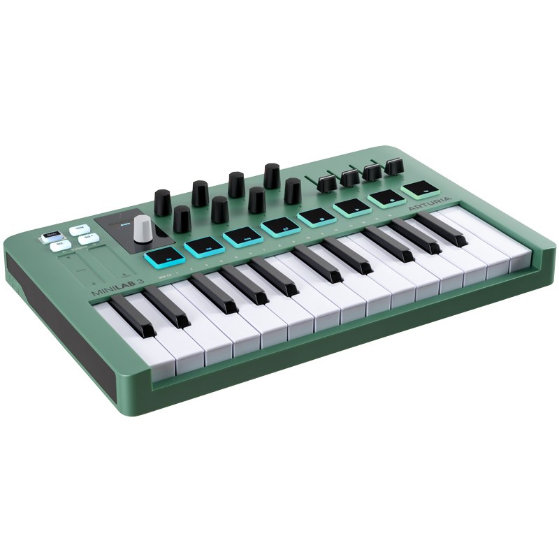 翌日配達 Arturia 【年末セール】MINILAB 3 MINT【数量限定品ミントカラー】(アートリア) DTM MIDI関連機器