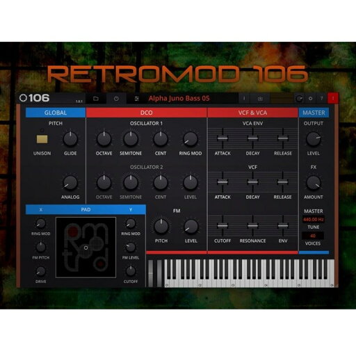 Tracktion RetroMod 106 (代引不可)(オンライン納品) DTM ソフトウェア音源 Tracktion RetroMod 106 (代引不可)(オンライン納品) DTM ソフトウェア音源