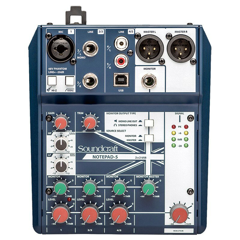 SoundCraft Notepad-5　(配信おすすめ機材！) 配信機器・ライブ機器 ミキサー