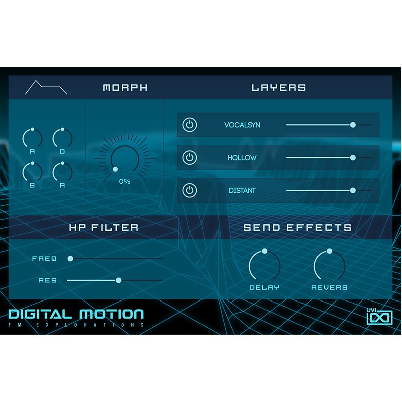 UVI Digital Motion 【FALCON専用エクスパンション】 (オンライン納品専用) ※代金引換はご利用頂けません。 DTM ソフトウェア音源