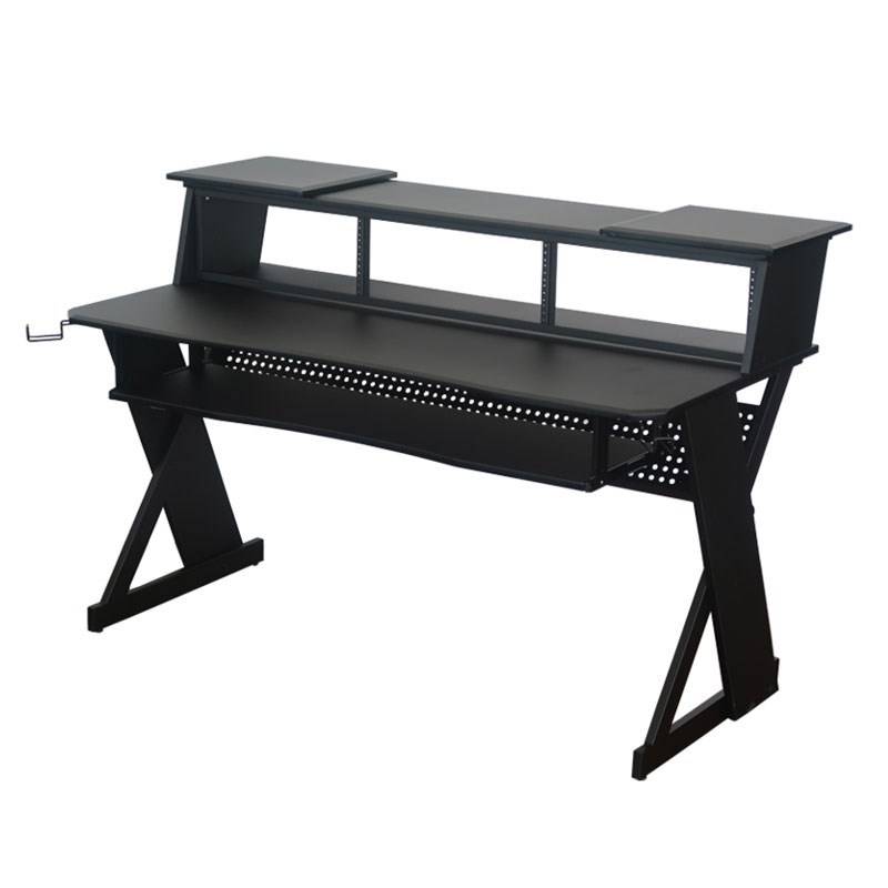 Ikebe Original 【デジタル楽器特価祭り】Canvas Desk (STR-335) Black【期間・台数限定特別プライス！】(お届け先：本州/四国)※代引き不可 DTM DTMデスク・パソコン周辺機器