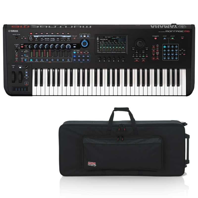YAMAHA MONTAGE M6【キャスター付ケースセット】 Expanded Softsynth Plugin (ESP) v2.0ダウンロードコード付 ヤマハ モンタージュ ※配送事項要ご確認 シンセサイザー・電子楽器 シンセサイザー