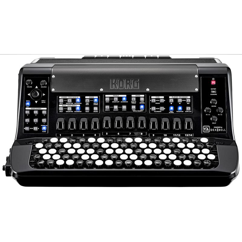KORG FISA SUPREMA C BUTTON MATTE BLACK ボタン式 電子アコーディオン (FSUP-B MBK) 中型 92ボタン 120ベース AERO DIGITAL INSTRUMENT コルグ フィサ スプレマ クロマチック 電子ピアノ・その他鍵盤楽器 アコーディオン