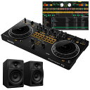 楽器種別：新品デジタルDJ/Pioneer DJ 商品一覧＞＞デジタルDJ【35，000円〜75，000円】 商品一覧＞＞1998年開店 渋谷発・国内最大級DJ機器専門店です！Pioneer DJ DDJ-REV1 + DM-40D スピーカーセット 【無償ダウンロード版Serato DJ Lite対応】 DJ機器 DJコントローラー商品説明★Serato DJ Lite対応のスクラッチスタイル2chDJコントローラーの入門モデルとPioneer DJ製のアンプ内蔵スピーカーを組み合わせたセット！★---【セット内容】・コントローラー Pioneer DJ DDJ-REV1・スピーカー Pioneer DJ DM-40D（DDJ-REV1と接続用のセーブルを同梱）●DJコントローラーDDJ-REV1はプロフェッショナル仕様のレイアウトで、バトルDJのような本格的なスクラッチやクイックミックスを楽しむことができます。TEMPO SLIDERは縦置きしたターンテーブルと同じようにデッキ上部に水平に配置、ミキサー部にはPERFORMANCE PADSとLEVER FXを搭載しています。■DDJ-REV1主な特徴・スクラッチとクイックミックスに最適なレイアウトDJコントローラーとしては初めて、TEMPO SLIDERがデッキ上部に水平に配置されました。またPERFORMANCE PADSとLEVER FXがミキサー部に搭載され、エフェクトやSAMPLER、スクラッチやクイックミックスの操作が容易になりました。・LEVER FXの搭載ミキサーセクションにLEVER FXが搭載され、レバーのオン/オフ操作だけで直感的かつダイナミックにSerato DJ Liteのエフェクトを加えることができます。・本格的なスクラッチ演奏を手助けする、TRACKING SCRATCH機能TRACKING SCRATCH機能を使用することで、スクラッチの経験があまりなくても、手軽に本格的なスクラッチを楽しむことができます。スクラッチの頭出しの位置にHOT CUEを設定することで、ジョグの折り返し動作時やジョグから手を離した瞬間に自動的にスクラッチの頭出しの位置に楽曲が戻るため、頭出しの位置の心配をすることなくスクラッチが楽しめます。・主な仕様対応ソフトウエア：Serato DJ Lite、Serato DJ Pro（有償）システム要件：Serato DJ Lite、Serato DJ Proの最新の動作環境はメーカーサイトにてご確認の上、お求め下さい。入力端子：1 MIC (1/4 inch TS Jack)出力端子：1 MASTER (RCA)、1 PHONES (3.5-mm stereo mini jack)電源：USB Type-B bus poweredUSB：1 USB B端子本体サイズ：幅526mm、高さ59.2mm、奥行き255.5mm本体質量：2.1 kg付属品：USBケーブル（A-Bタイプ）、クイックスタートガイド●スピーカーこちらのDJセットにはPioneer DJ製のアンプ内蔵スピーカーDM-40Dが付属。ご自宅でのDJ練習に適した音量と音質で音楽を楽しめます。ケーブルを同梱しておりますので、すぐにDDJ-REV1との接続も可能です。■DM-40D主な特徴4インチウーファーにより、音量を上げても音がひずむことなく迫力のある音像を再現。音の歪みを抑え、より力強い音とバランスのとれた音を実現するクラスDアンプと高処理レートの96kHzサンプリングDSPを搭載しました。ボリュームノブも前面に搭載されているため、後ろに手を伸ばす手間を省き、容易に音量の調整が行えます。◎主な機能・形式：2wayバスレフ型アクティブモニタースピーカー・トゥイーター：3/4インチ（19 mm）ソフトドーム・ウーファー：4インチグラスファイバーウーファー・付属品：電源コード、オーディオ変換ケーブル ( 3.5 mm ステレオミニプラグ ー RCA )、スピーカーコード、ボトムクッション、クイックスタートガイド◎主な仕様・最大外形寸法 (W x H x D)：Lch: 146 x 227 x 223 mm / 5.75 x 8.94 x 8.78Rch: 146 x 227 x 212 mm / 5.75 x 8.94 x 8.35・本体質量：Lch: 2.5 kg / 5.5 lbs.Rch: 2.2 kg / 4.9 lbs.・アンプ出力(ダイナミックパワー)：Lch: 19 W / 4 ΩRch: 19 W / 4 Ω---・DJの練習にはやはりスピーカーは欠かせません。初心者の方がDJをスタートさせるのに適したSerato対応のDJスタートセットとなっています。とりあえずPC内の音楽を活用してDJを始める方におすすめのセットです！※DJソフトウェアの最新動作環境はメーカーサイトもしくはメーカーサポートにてご確認の上、お求め下さい。※DJソフトウェアをご使用いただくにはインストーラのダウンロード時、およびオーサライズ時におきましてインターネット接続環境が必要です。DJソフトウェアおよびコントローラー本体の仕様・動作環境、および価格は、予告無く変更となる場合があります。※店頭、または通信販売にて売却後、敏速な削除は心掛けておりますが、web上から削除をする際どうしてもタイムラグが発生してしまいます。万が一商品が売切れてしまう場合もございますので予めご了承ください。イケベカテゴリ_DJ機器_デジタルDJ_Pioneer DJ_新品 JAN:4573201242440 登録日:2023/02/17 デジタルDJ PCDJ DJコントローラー パイオニア パイオニアDJ