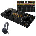 あす楽 Pioneer DJ DDJ-REV1 ATH-S100BK ヘッドホンセット 【無償ダウンロード版Serato DJ Lite対応】 DJ機器 DJコントローラー