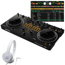 あす楽 Pioneer DJ DDJ-REV1 ATH-S100WH ヘッドホンセット 【無償ダウンロード版Serato DJ Lite対応】 DJ機器 DJコントローラー