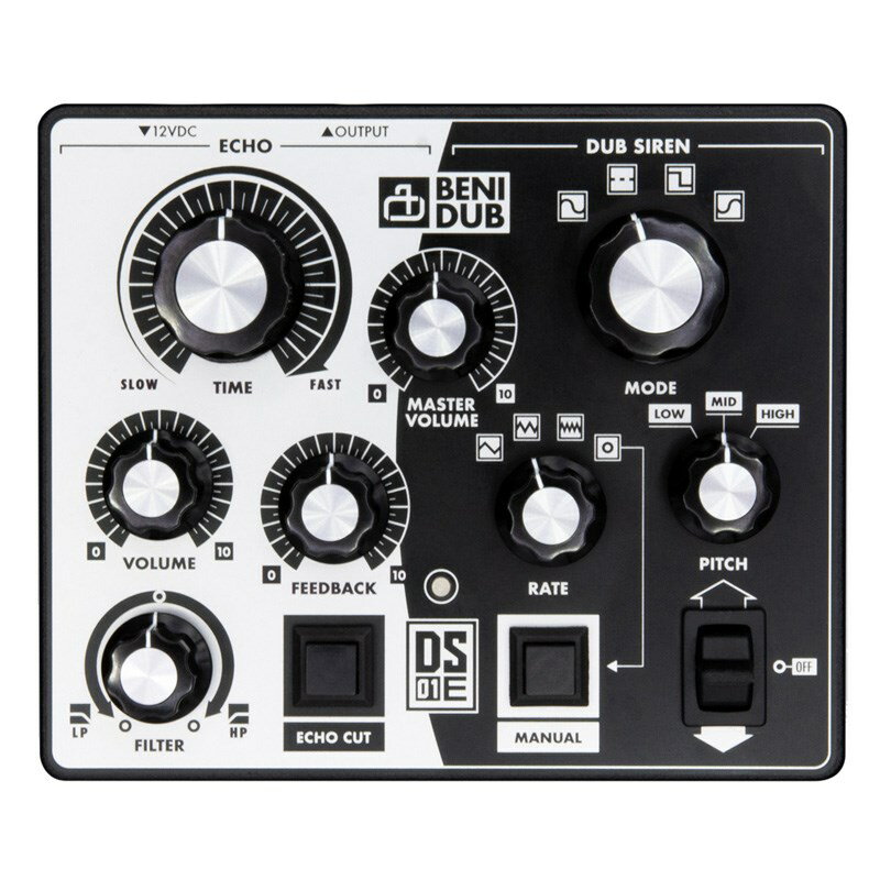 BenidubAudio DS01E 【エコー内蔵ダブサイレン】 DJ機器 DJ用エフェクター