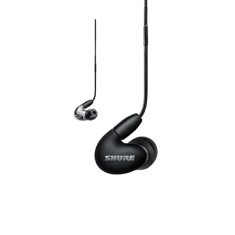 SHURE AONIC5(SE53BABK+UNI-A)(ブラック)(国内正規品・2年間保証) レコーディング ヘッドフォン・イヤフォン