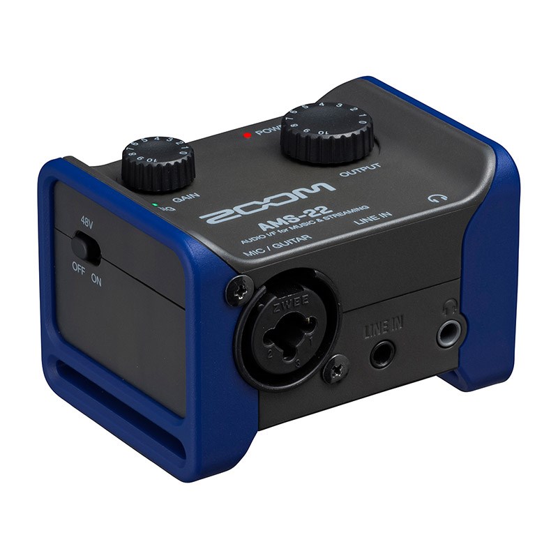 ZOOM AMS-22(AUDIO I/F for MUSIC & STREAMING) DTM オーディオインターフェイス