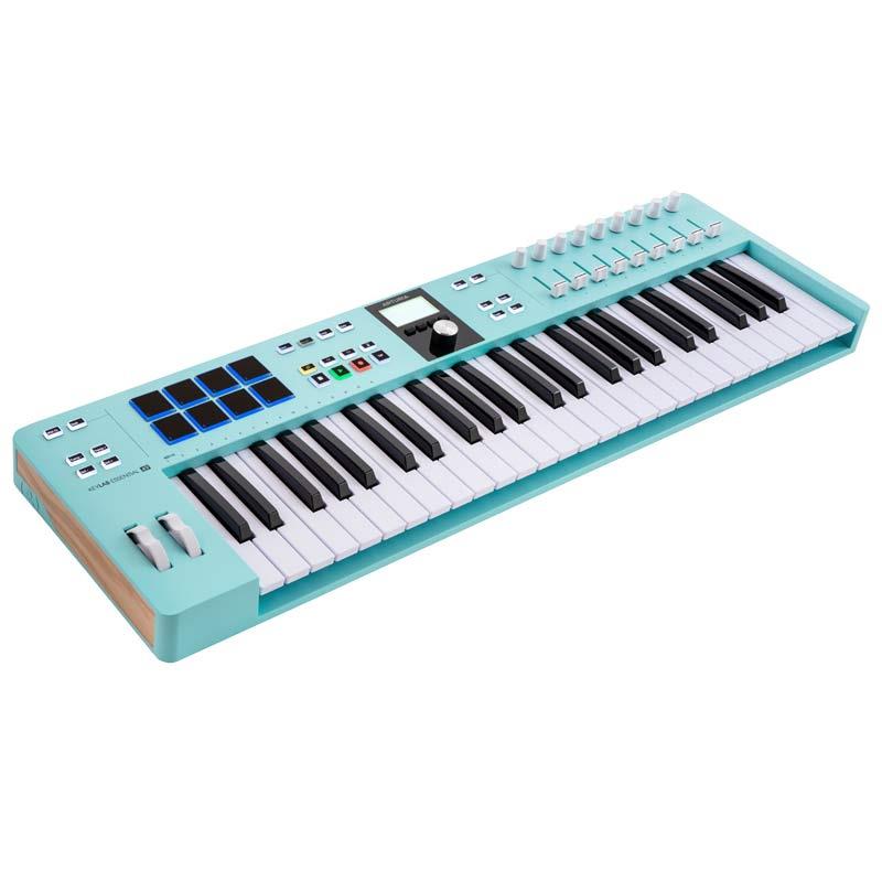 翌日配達 Arturia KEYLAB ESSENTIAL 49 MK3 AQUAMARINE (アートリア)(MIDIコントローラー)(限定カラー)(アクアマリン) DTM MIDI関連機器