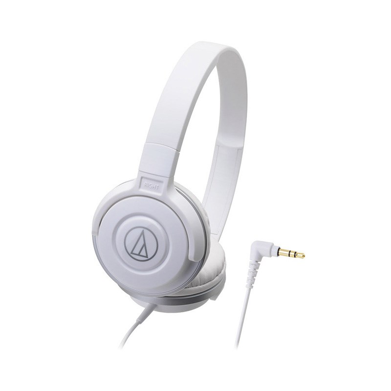 翌日配達 audio-technica ATH-S100 WH 【ポータブルヘッドホン】 DJ機器 DJヘッドフォン