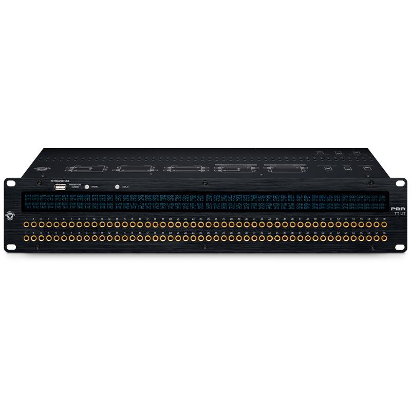 Black Lion Audio PBR-TT LIT (ブラックライオンオーディオ)(バンタムパッチベイ)(DB25コネクター)(LEDディスプレイ搭載)(96ポイント) レコーディング レコーディング周辺機器