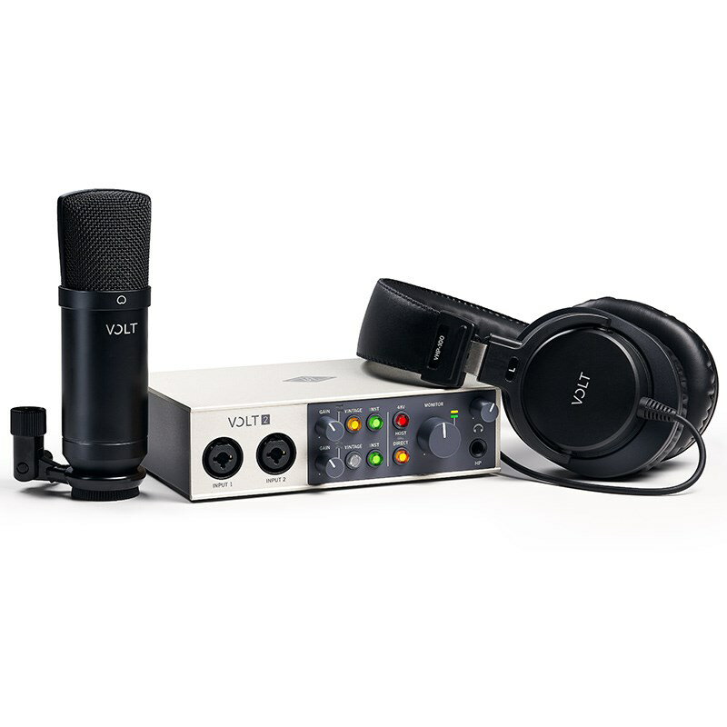 Universal Audio VOLT 2 Studio Pack【延長！Volt + UAD Essentials バンドル・プロモーション】 DTM オーディオインターフェイス