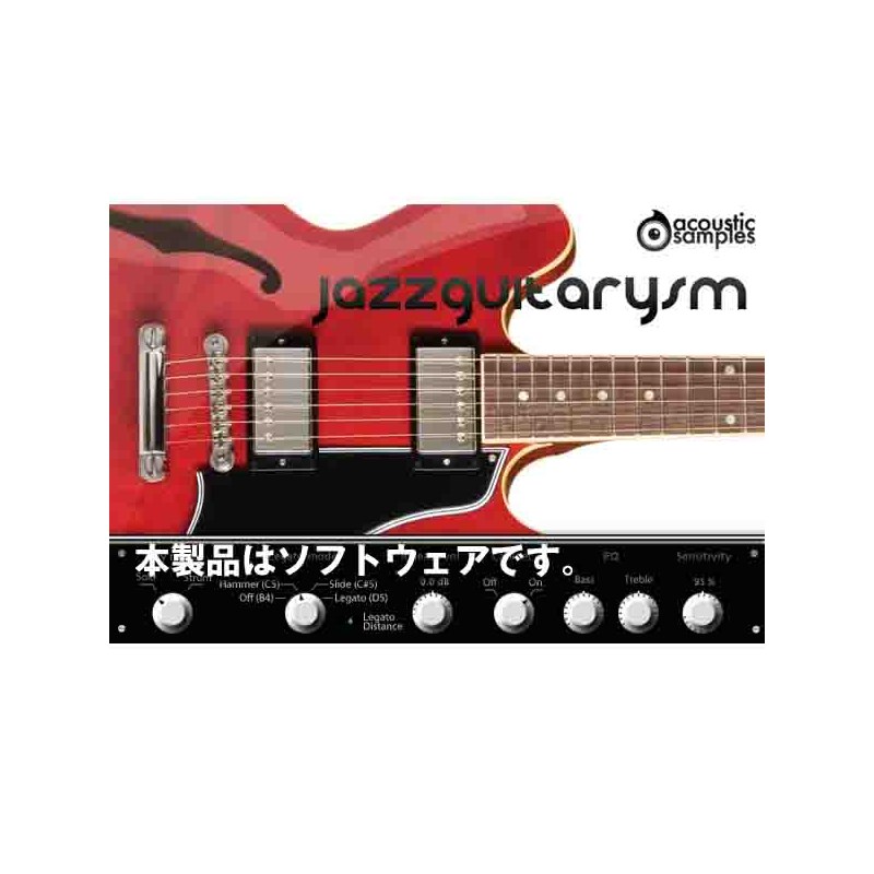 Acoustic Samples JazzGuitarysM (代引不可)(オンライン納品) DTM ソフトウェア音源